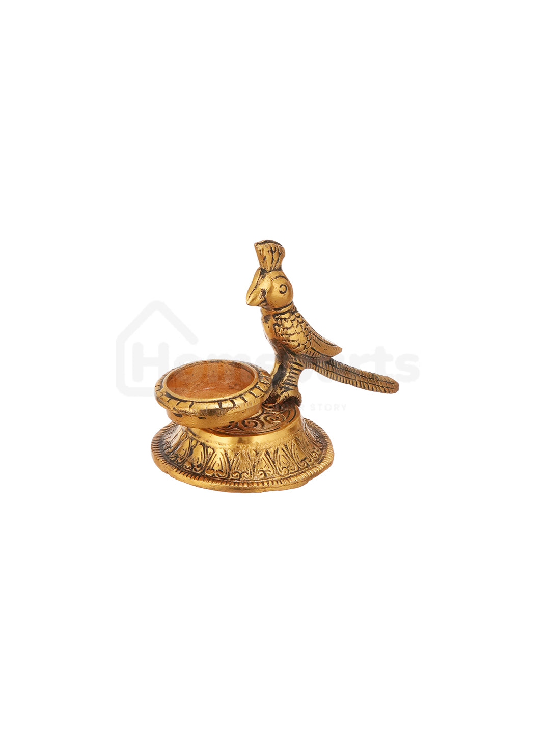 Metallic Parrot Duo Candle Holders