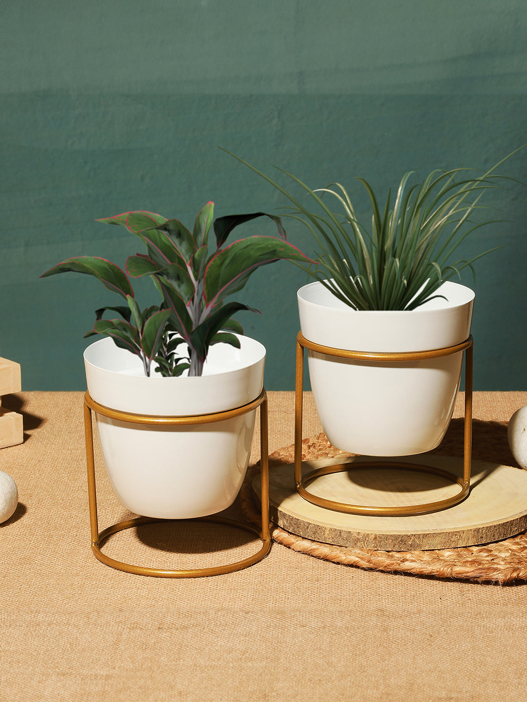 Parona Metal Planter - Set Of Two