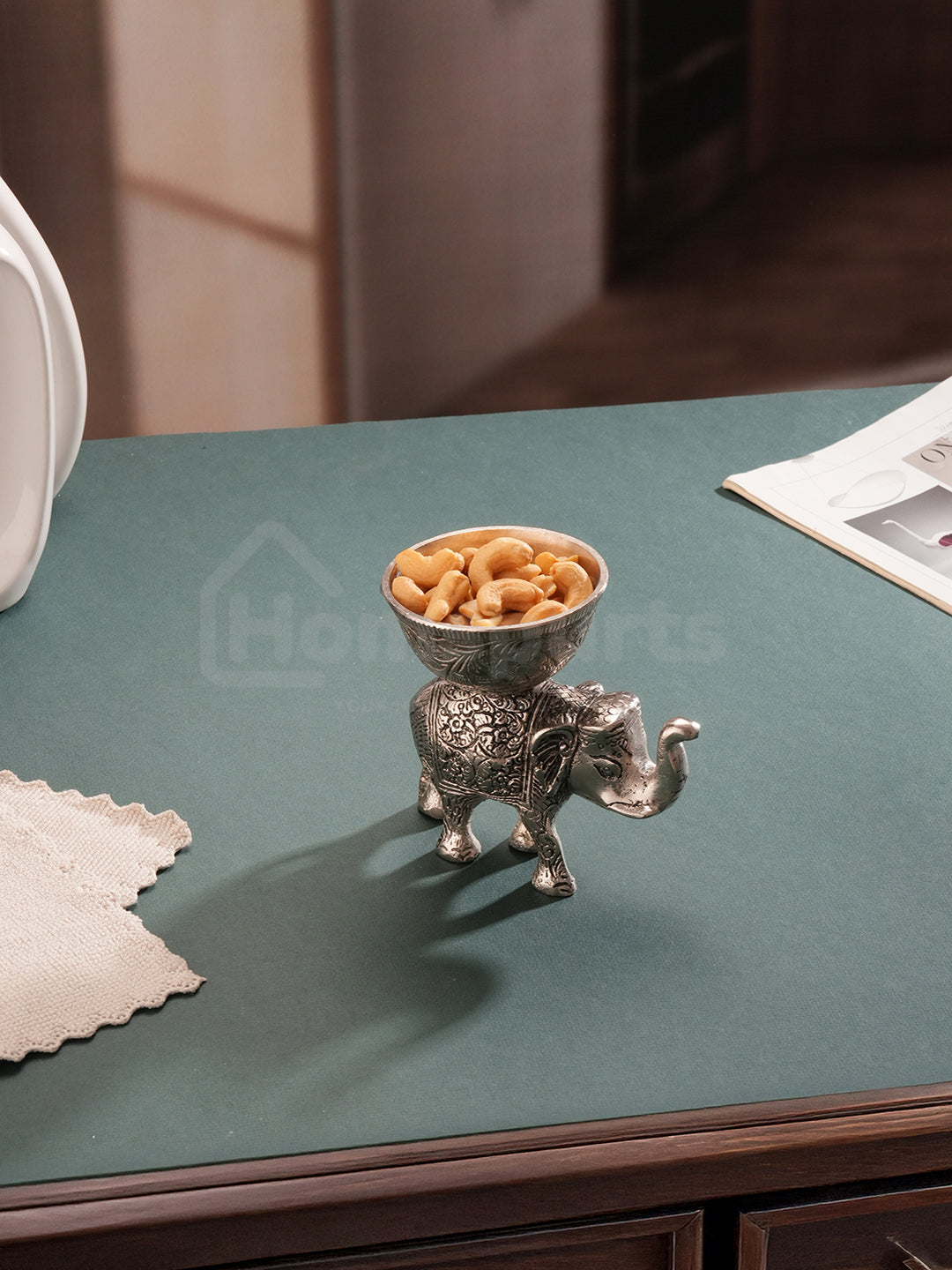 Vintage German Silver Elephant Centrepiece