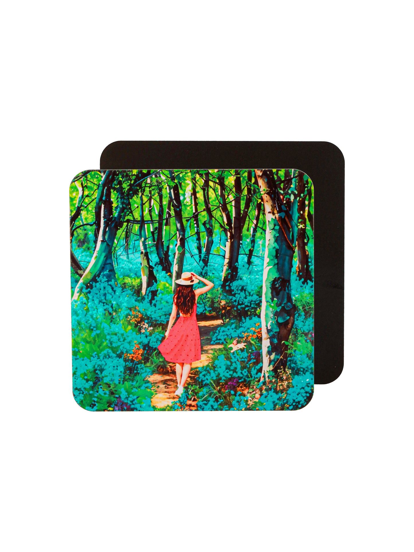 Colourful life-Set Of 4 Wooden Coaster