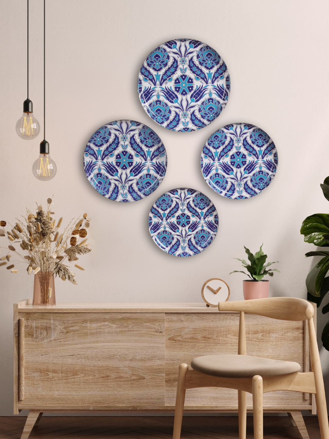 Turkish Indigo Wall plates