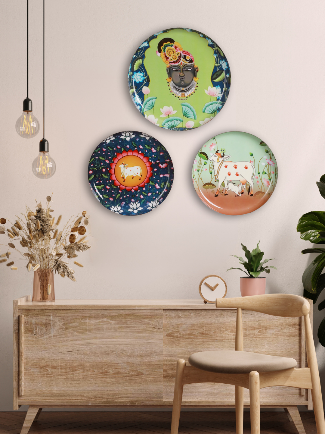 Pichwai Wall Plates