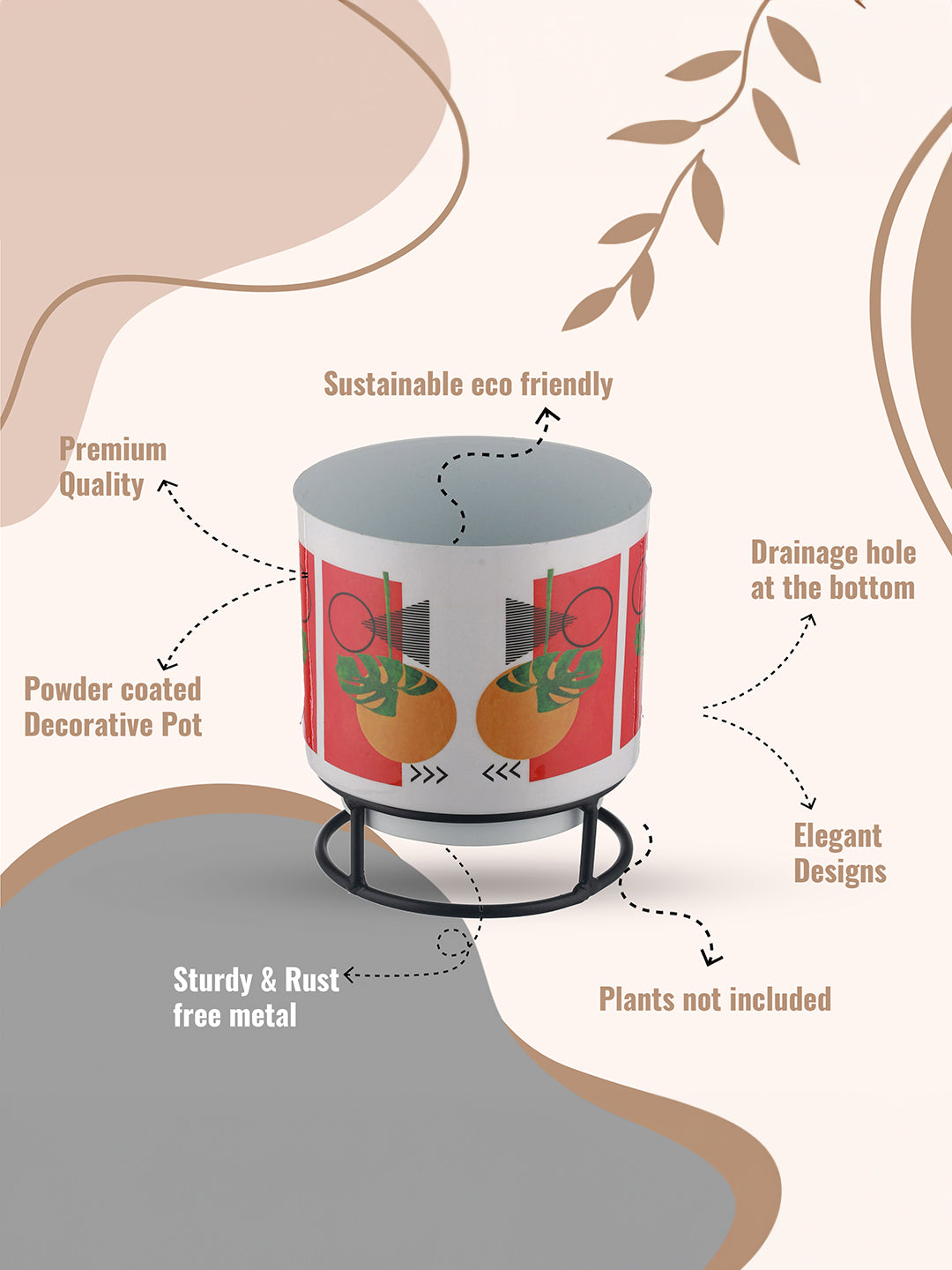 OrnaPrint Raised Planter