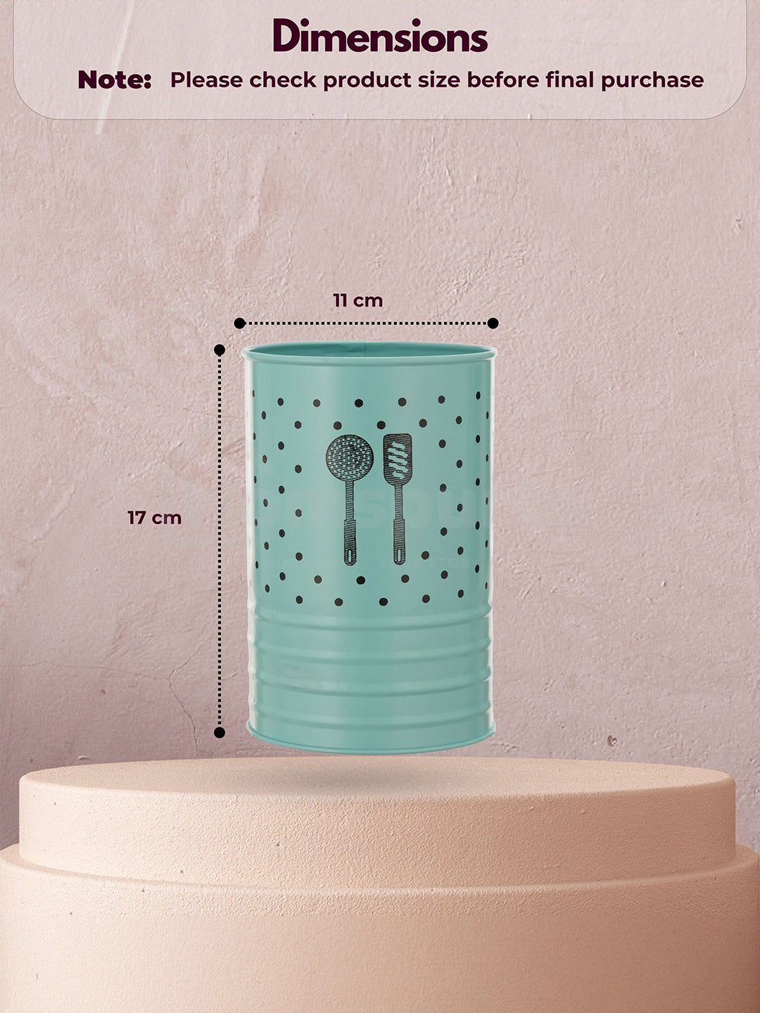 Stack Spot Cutlery Stand - Blue