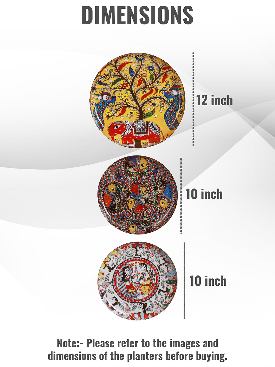Madhubani Iron Wall Art