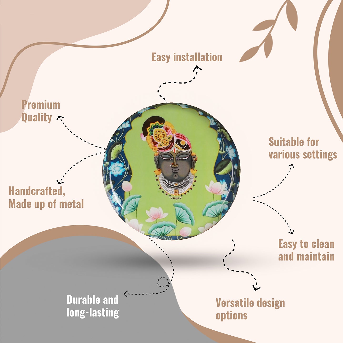 Pichwai Wall Plates