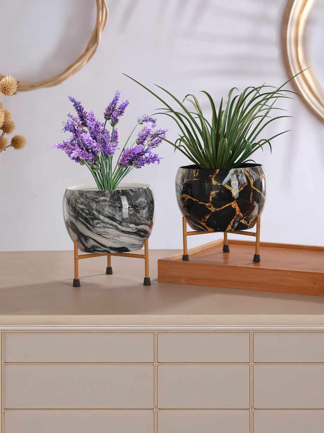 Starry Silk Planter - Set Of Two