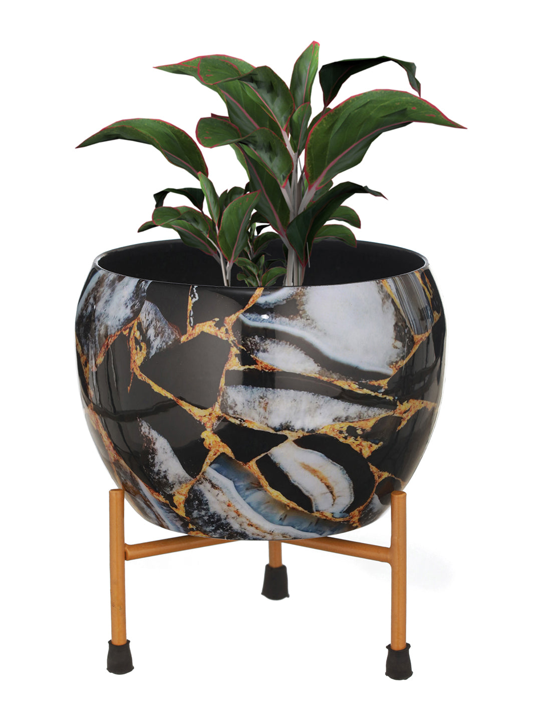 Enila Ethnic Handcrafted Planter With Stand