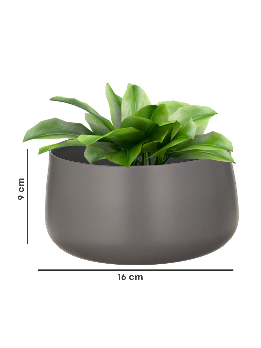 Helena Hue Planter (Grey) - Set Of Two