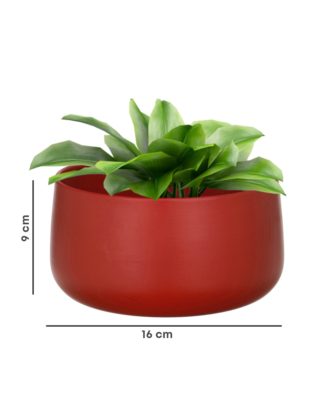Helena Hue Planter (Red) - Set Of Two