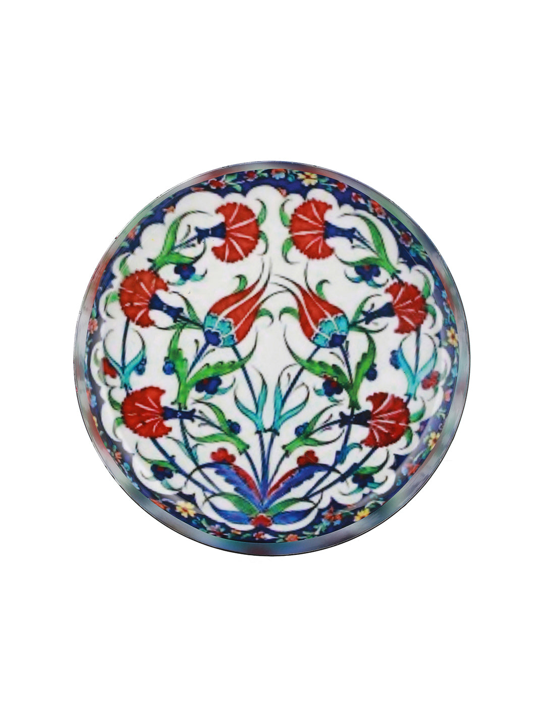 Indigo Tulip Wall Plates