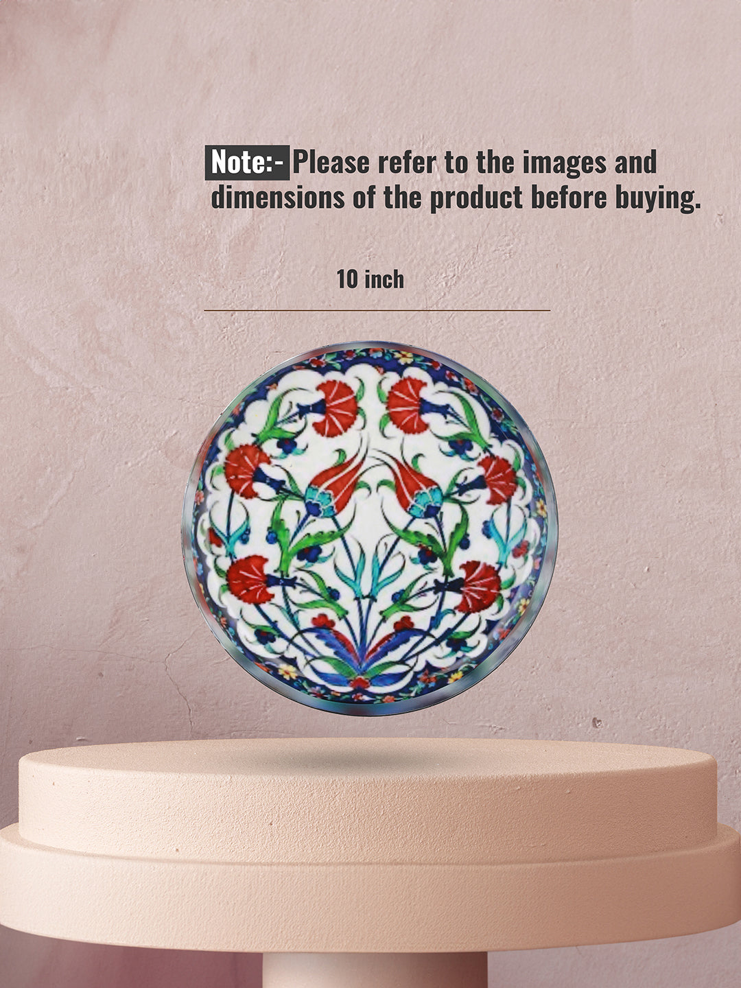 Indigo Tulip Wall Plates