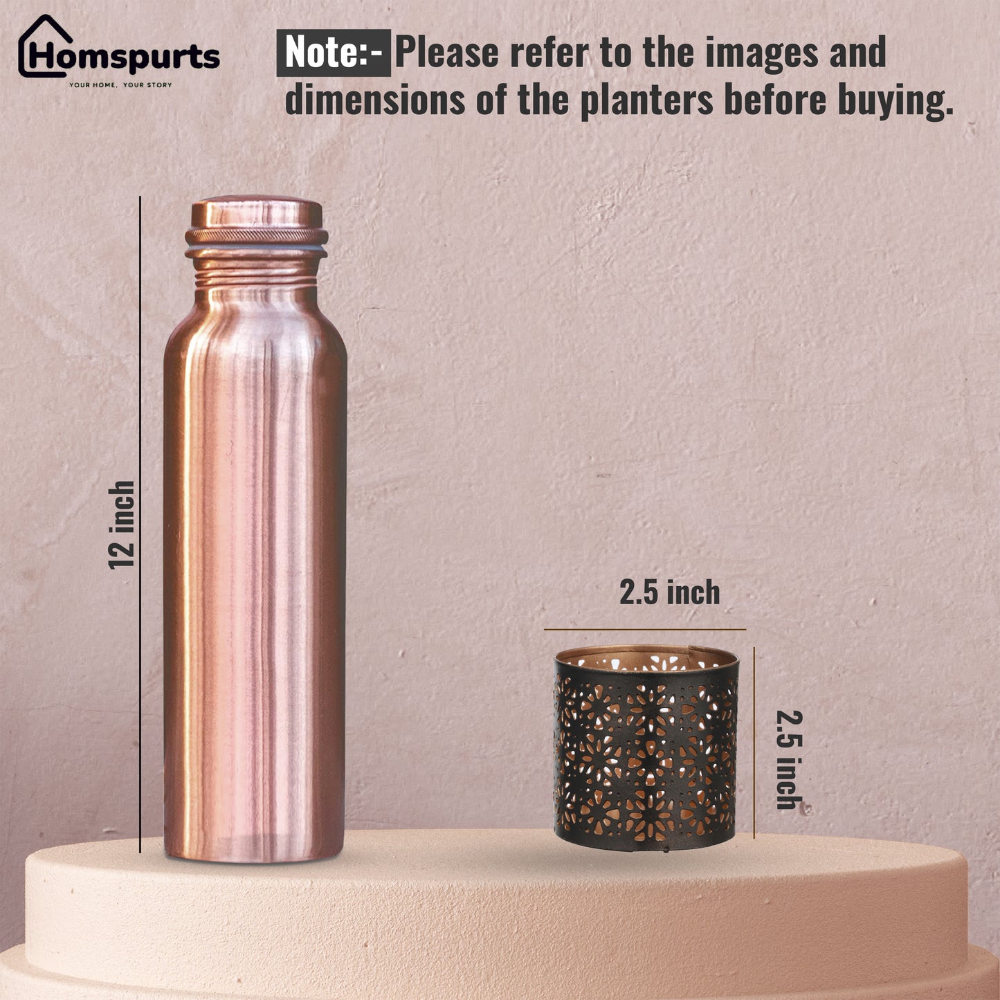 Malen Handcrafted Tealight Candle Holder - Set Of Three