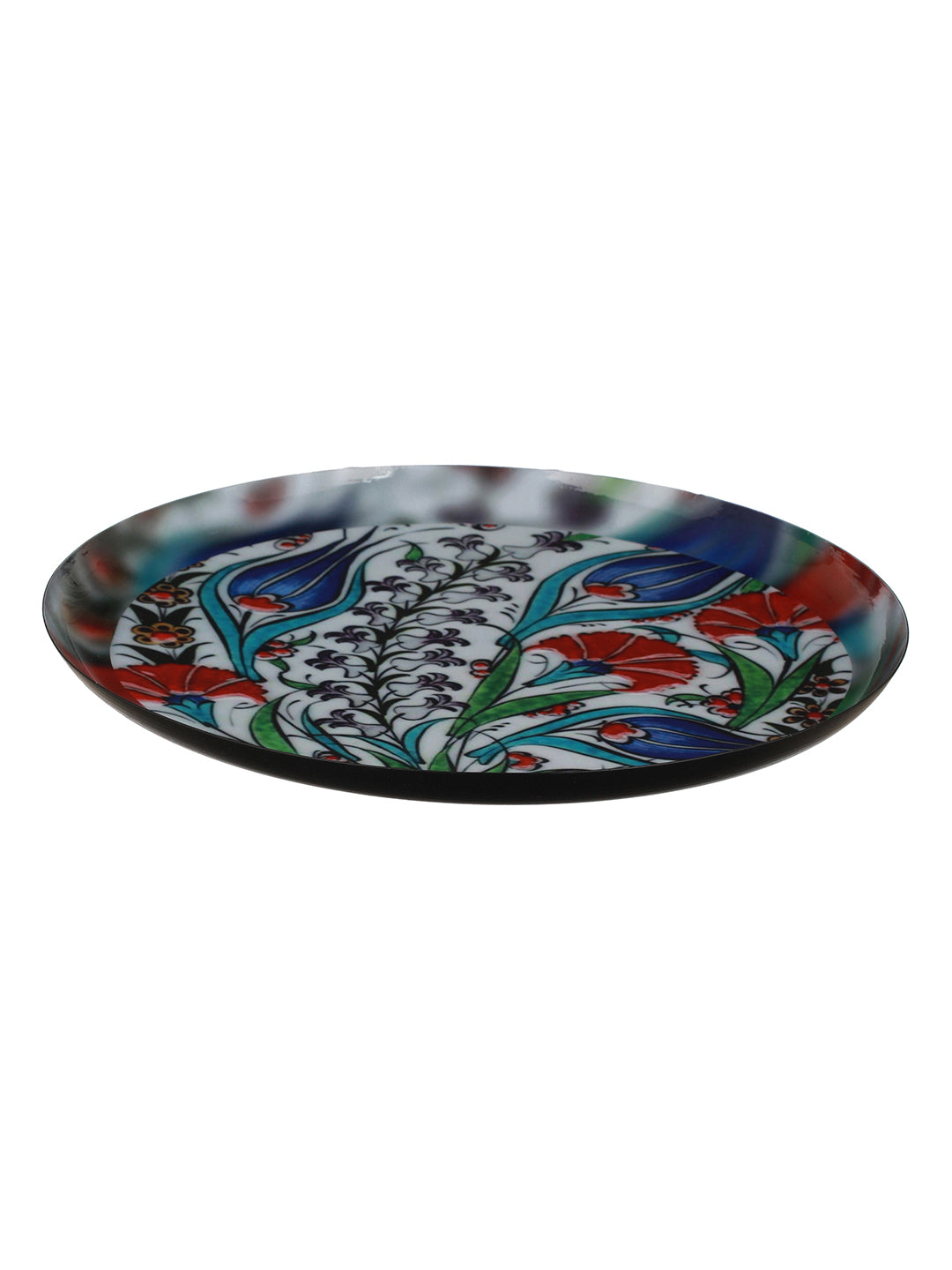 Indigo Tulip Wall Plates