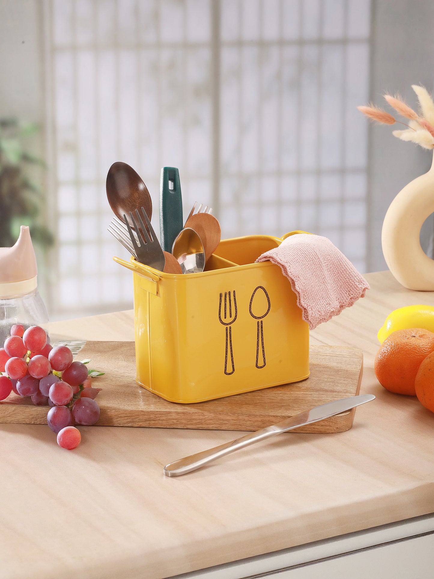 ModernGrid Cutlery Stand