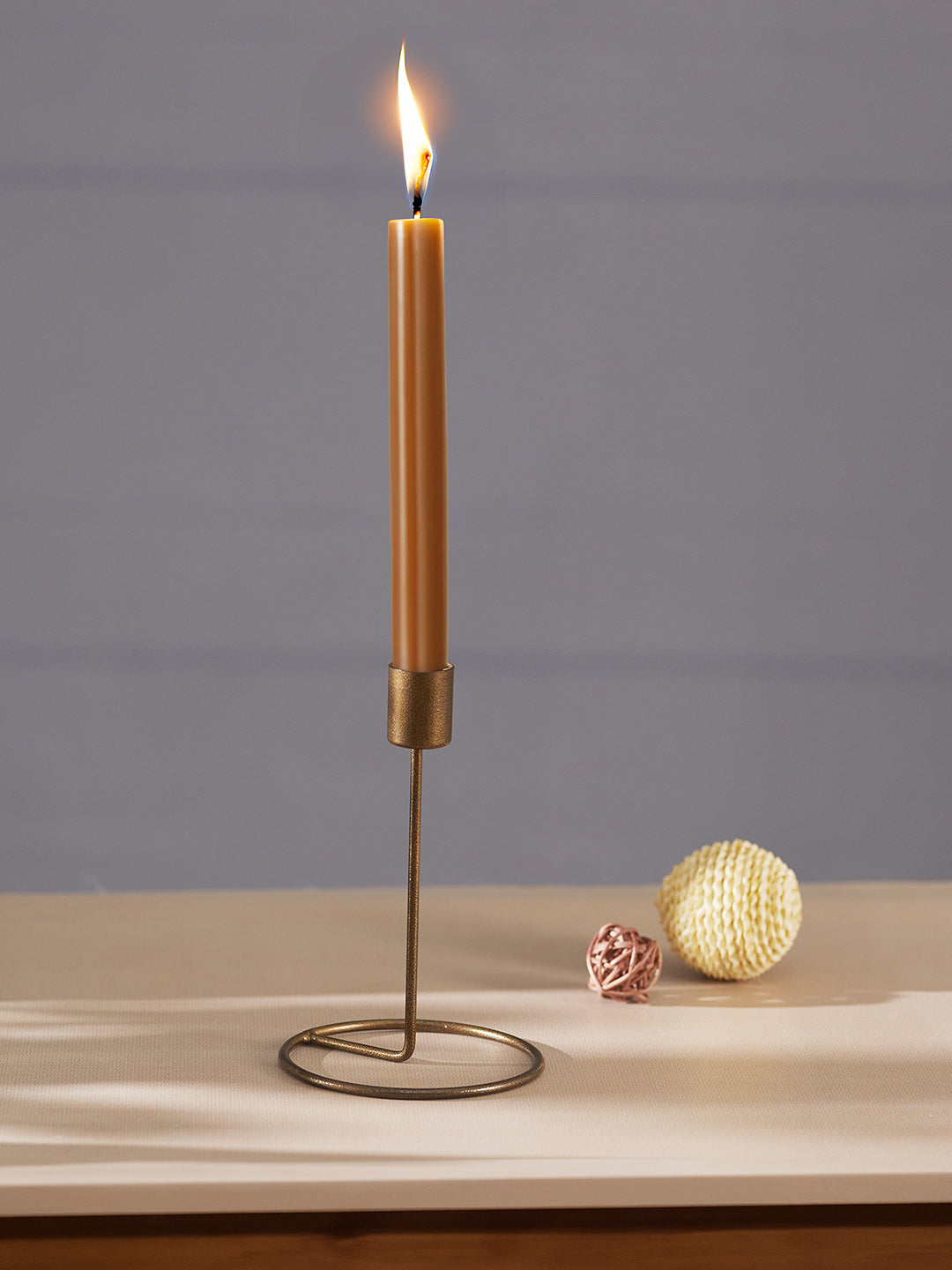 Crafted Gleam Tea Light candle holder-Set of 4, Antique