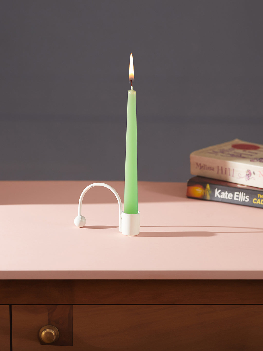 Aura Lights Tea Light candle holder-Set of 4, White