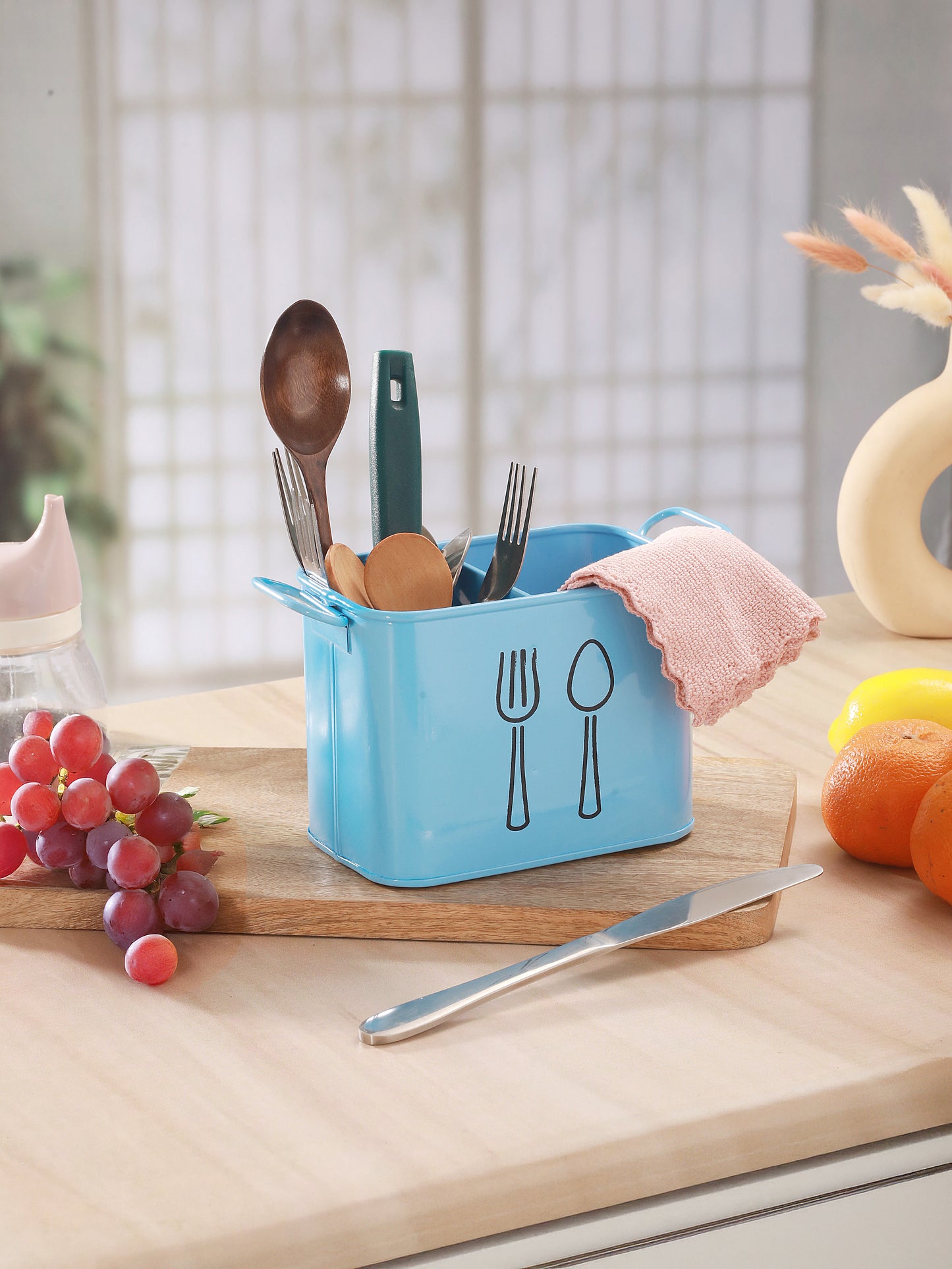 ModernGrid Cutlery Stand
