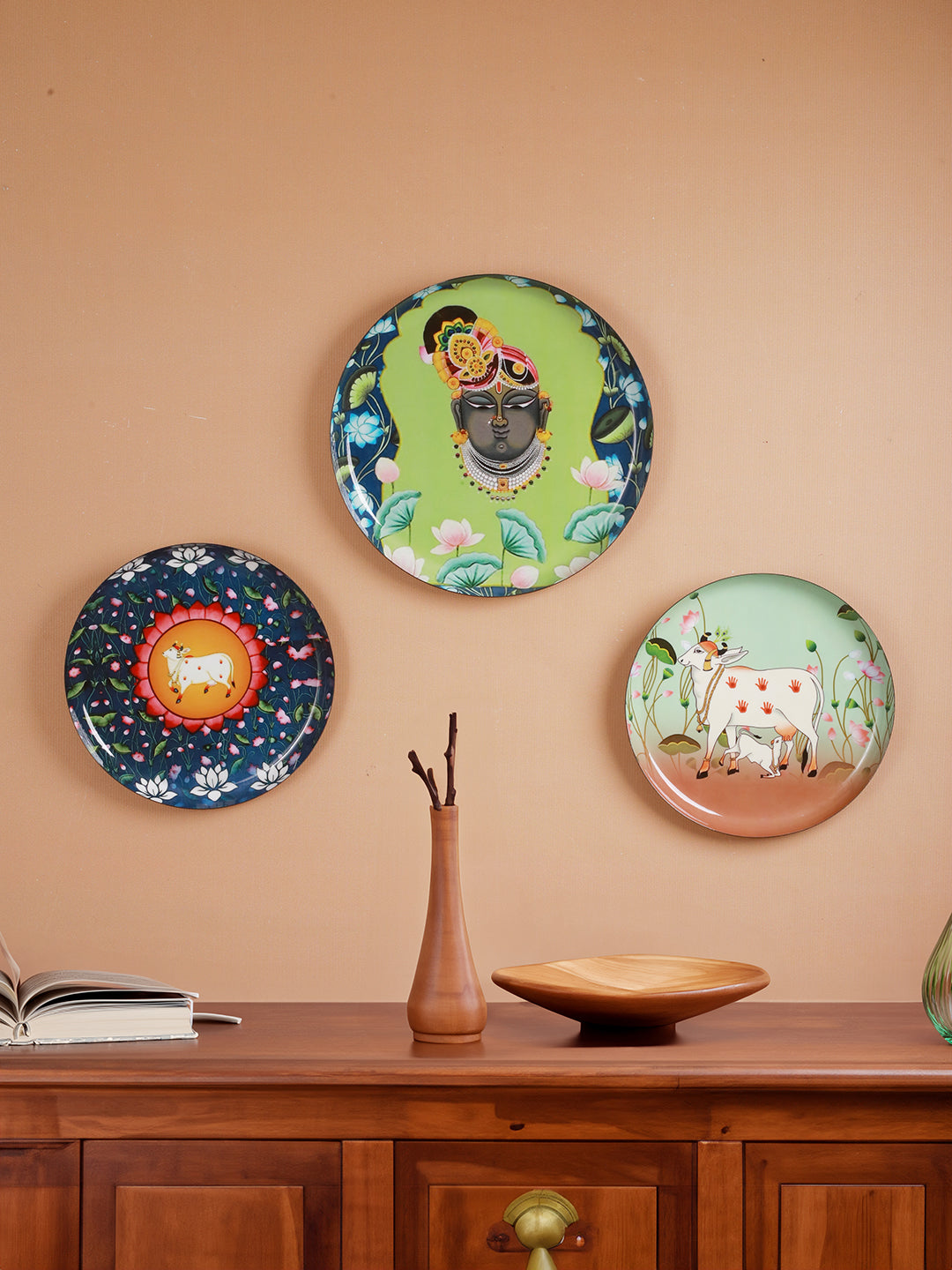 Pichwai Wall Plates