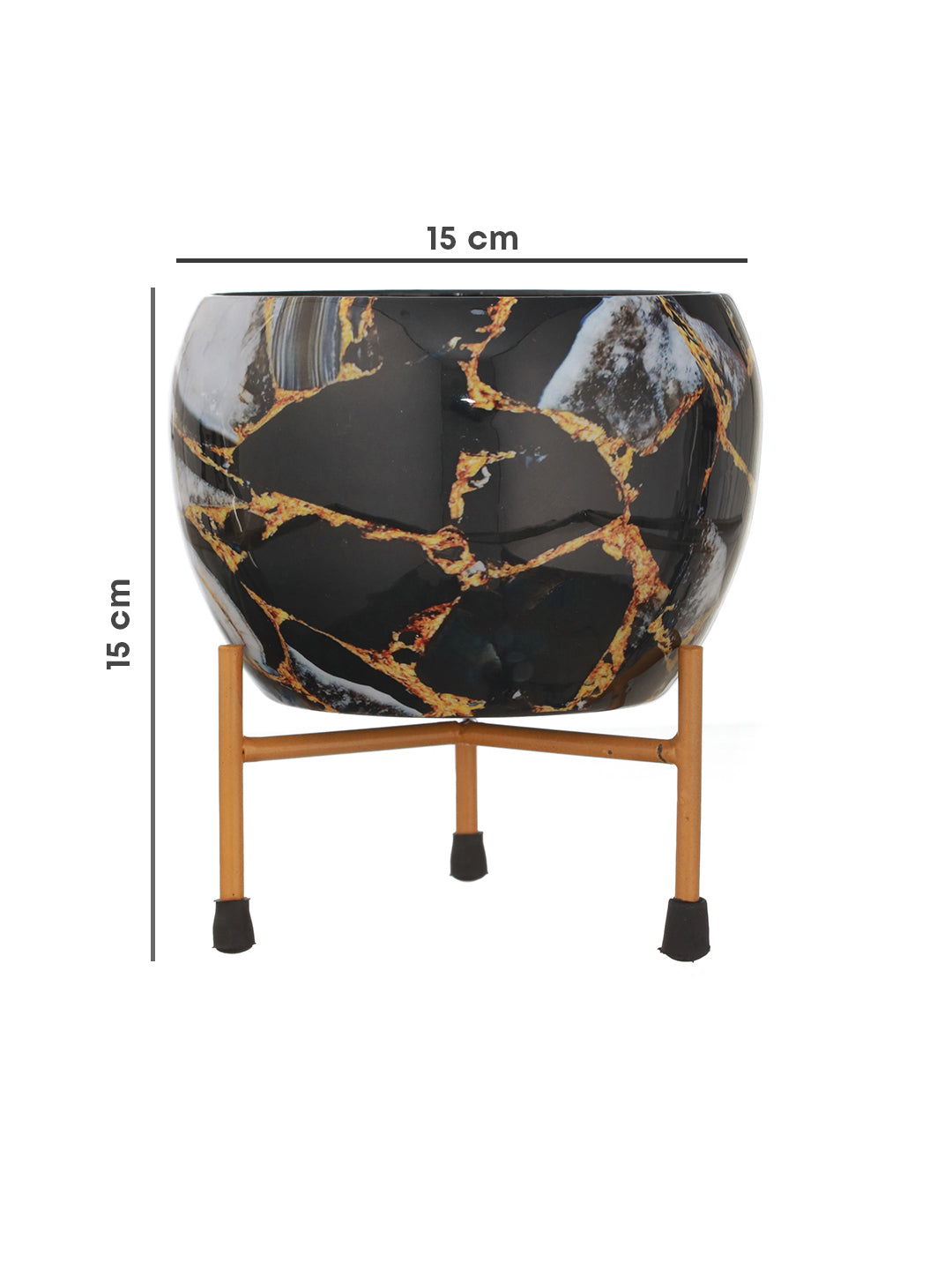 Enila Ethnic Handcrafted Planter With Stand