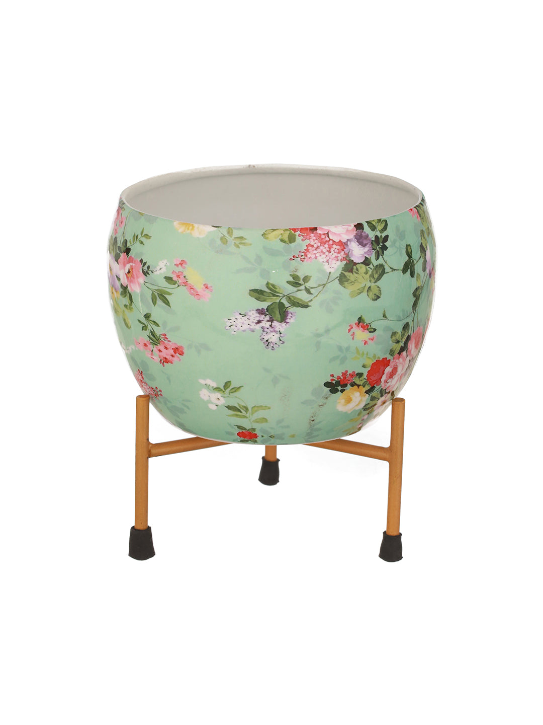 Aglo Bloom Handcrafted Planter With Stand