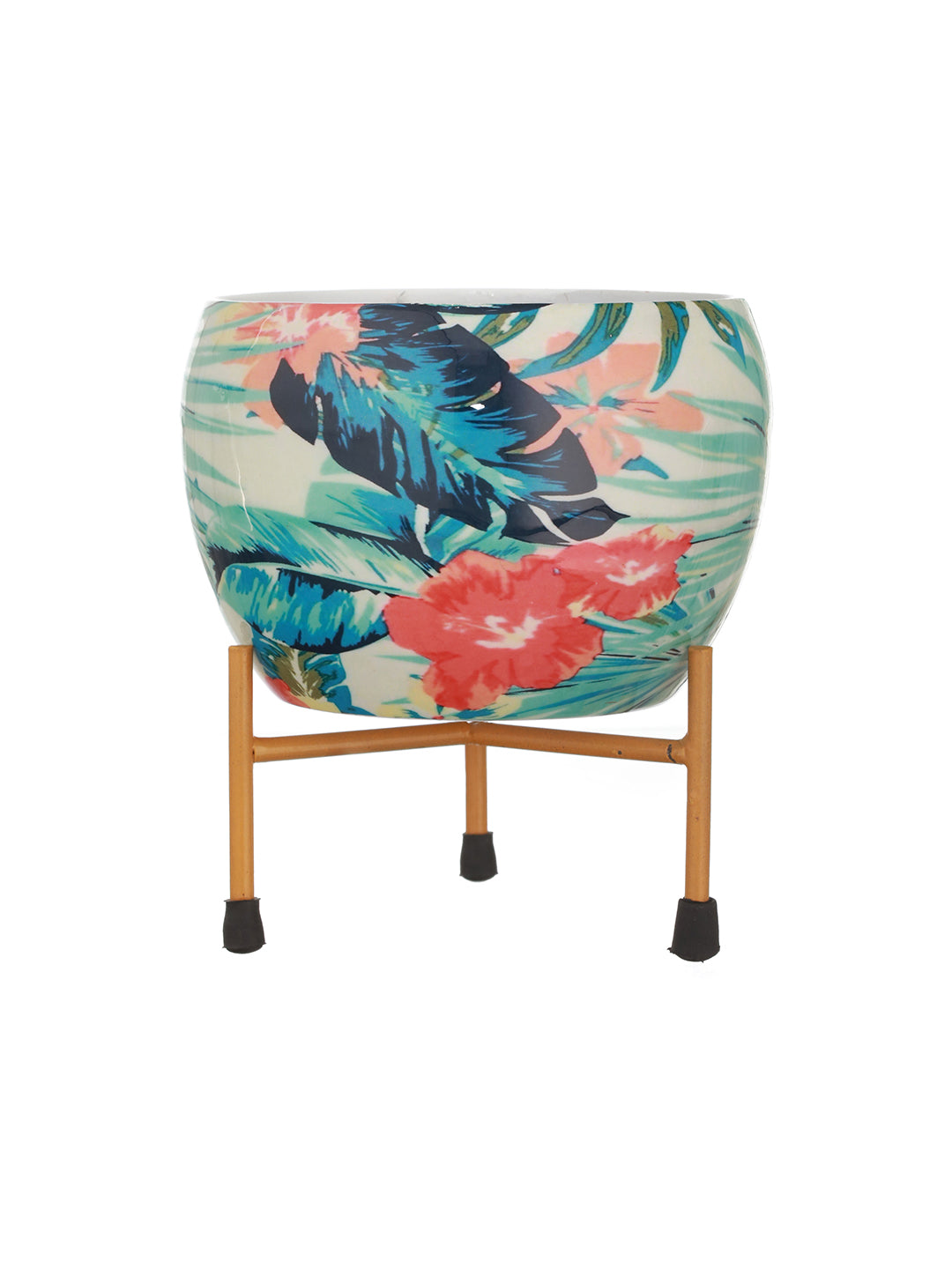 Rosso Ethnic Handcrafted Planter With Stand