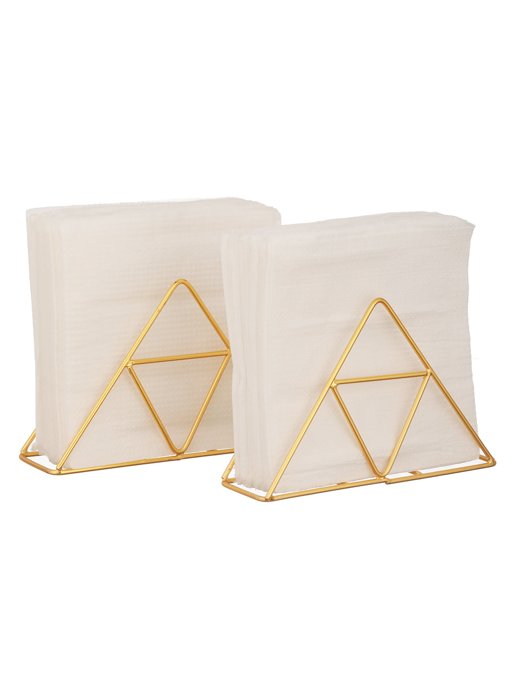 Trio Trail Napkin Holder (Gold) - Set Of Two