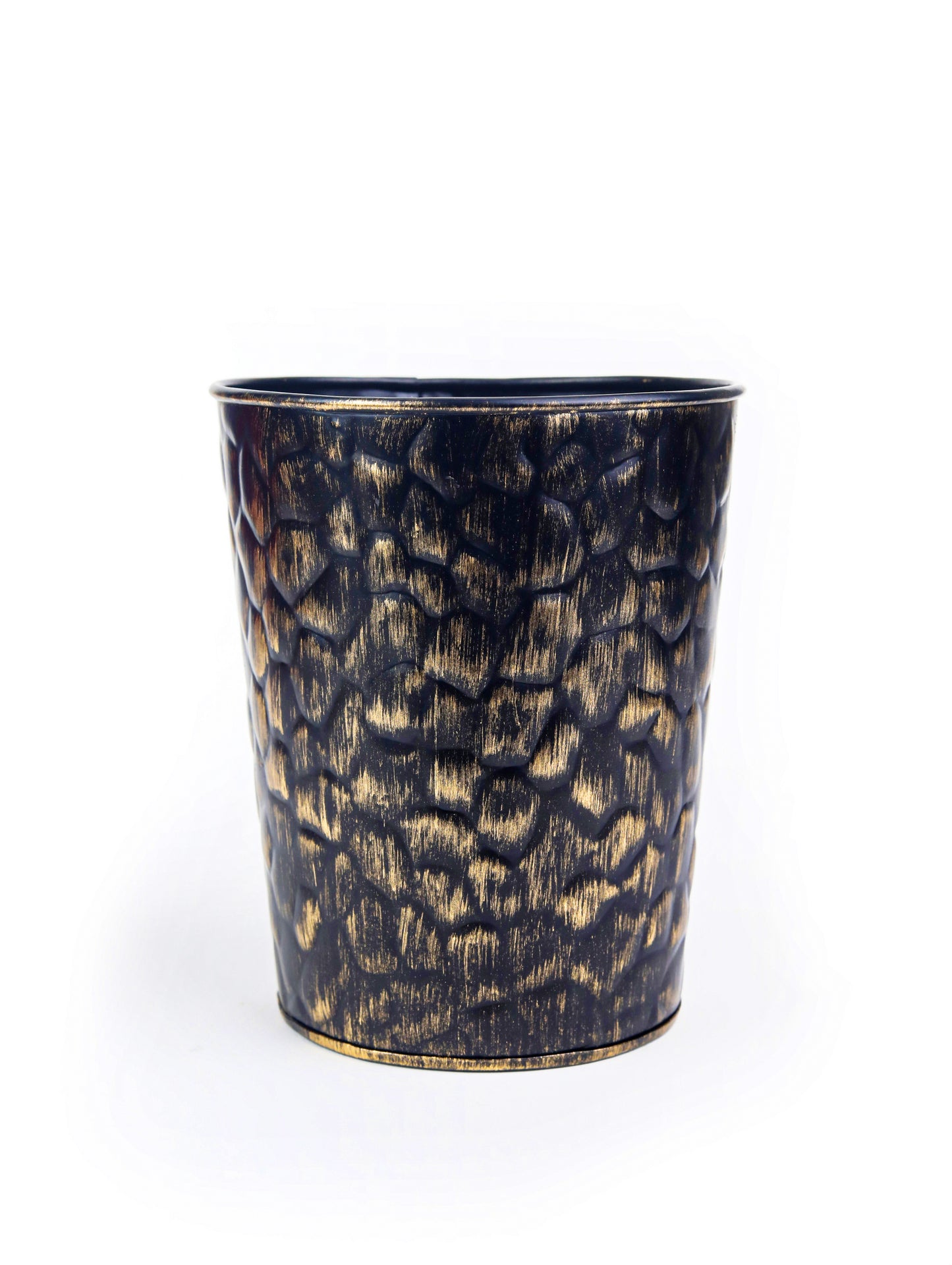 Black and Gold Rough Stone Texture  Planters