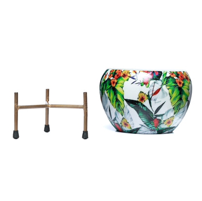 Arrta Handcrafted Planter With Stand