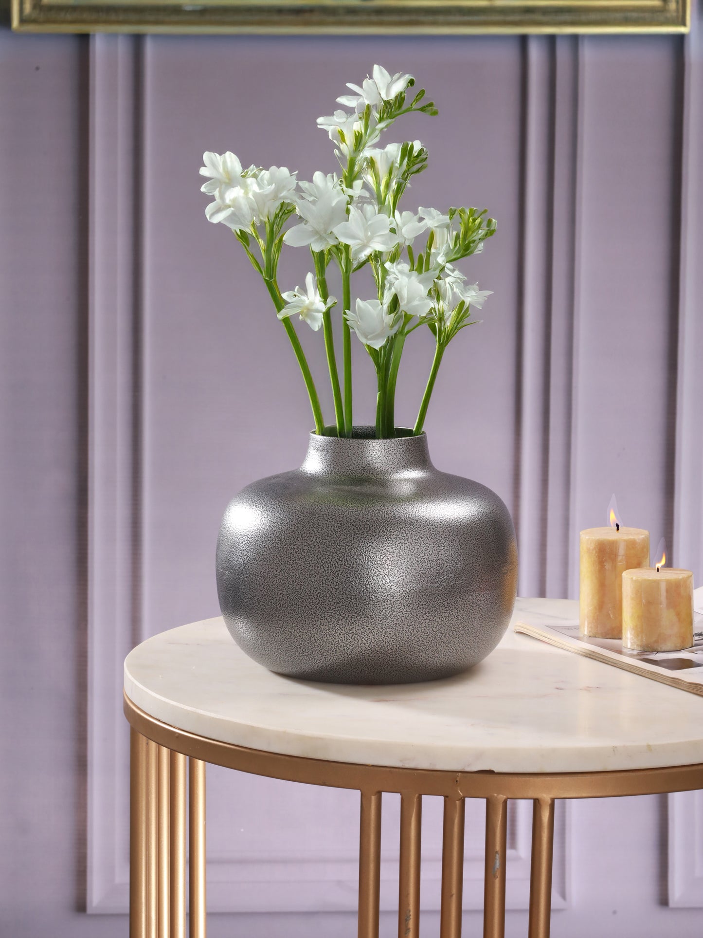 Verda Metal Vase