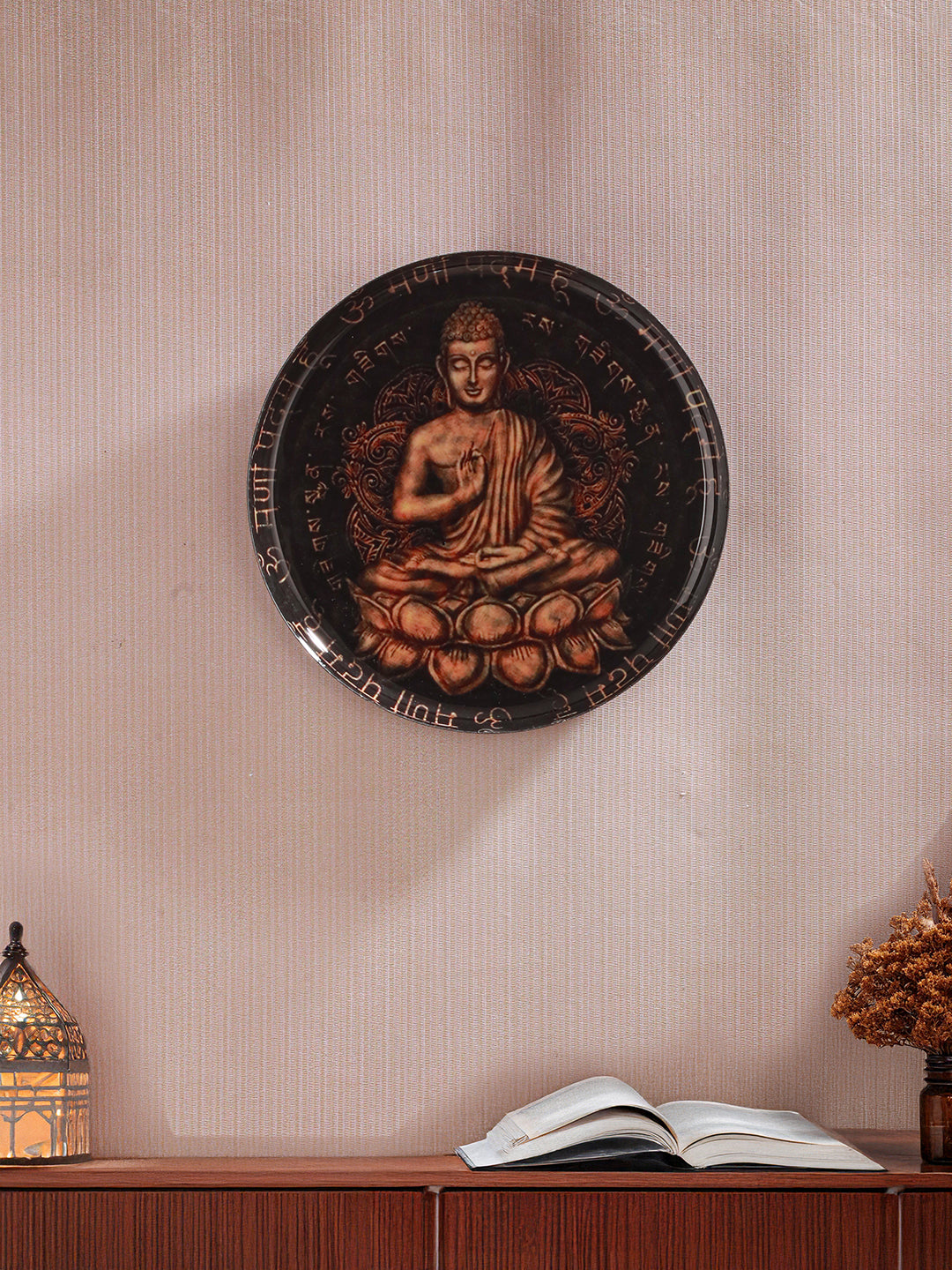 Serene Buddha Wall Plate