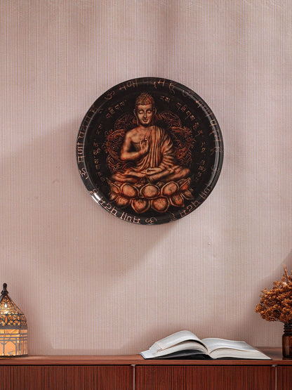 Serene Buddha Wall Plate