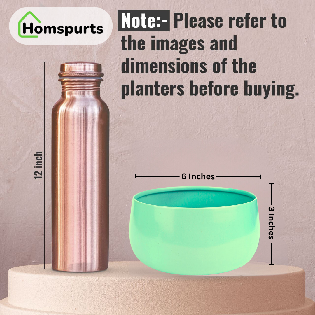 Helena Hue Planter (Green) - Set Of Two