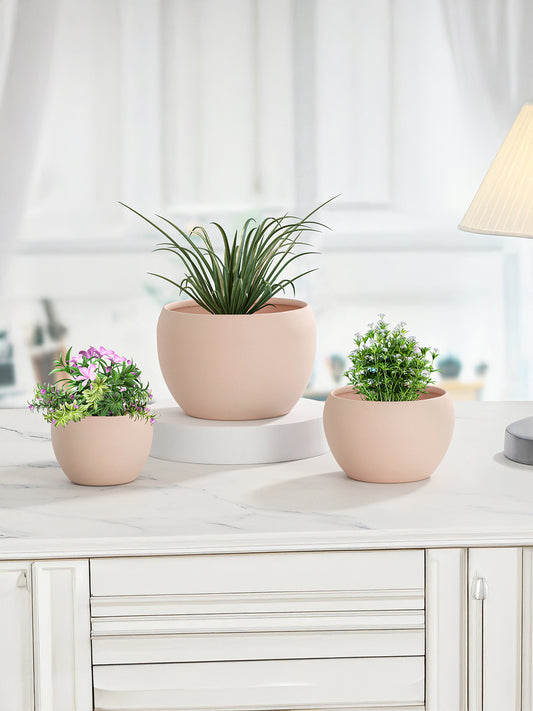Ivera Dune Planter (Cream) - Set Of Three