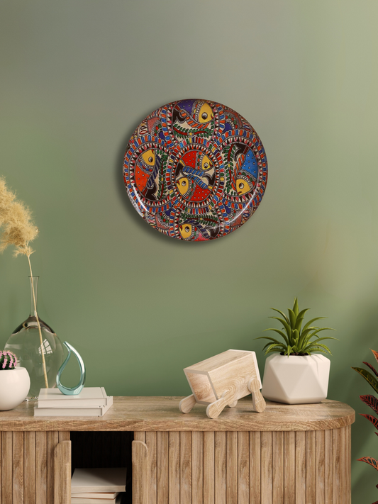 Madhubani Iron Wall Art