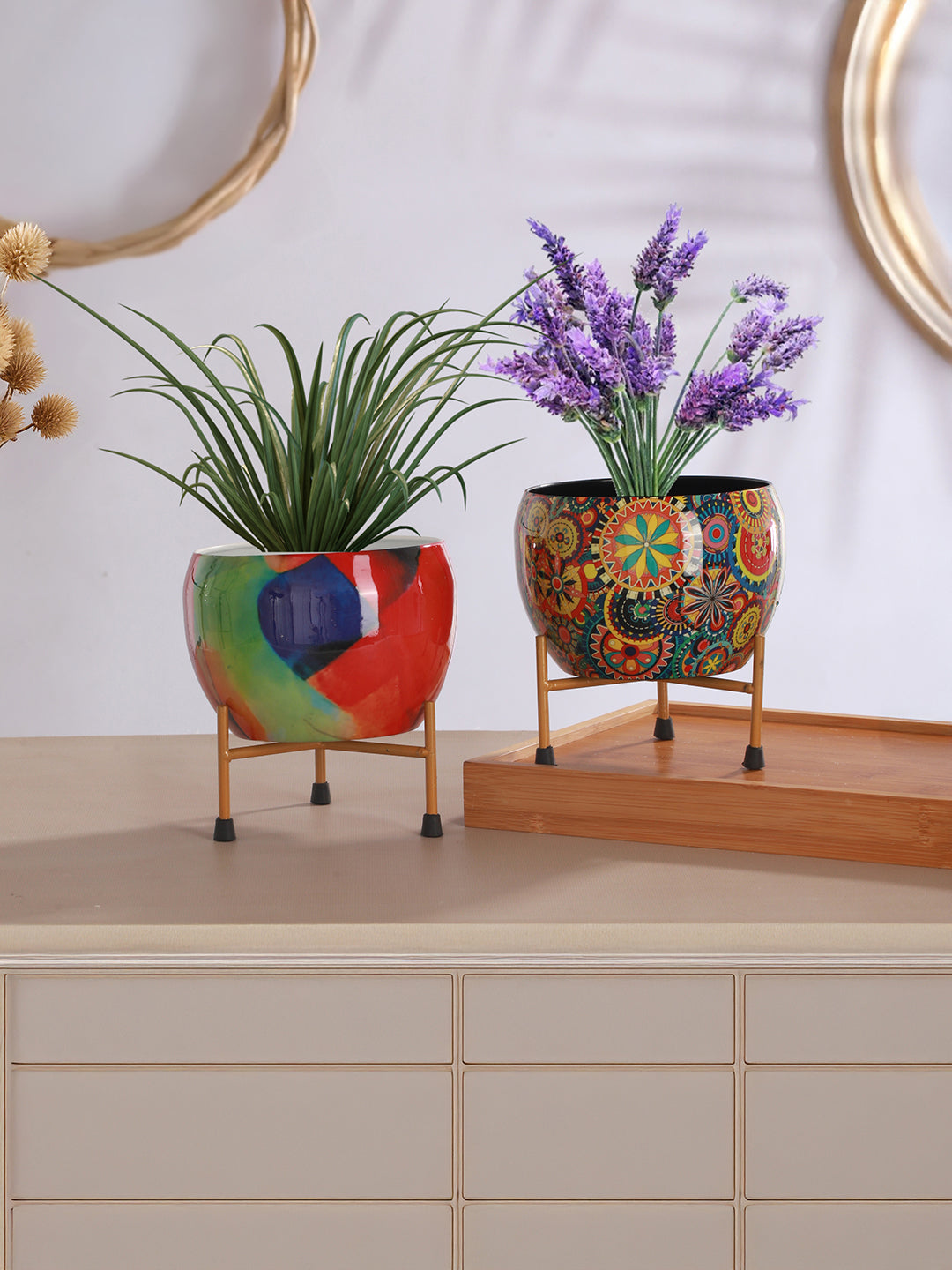 Royale Ethnic Handcrafted Planter With Stand