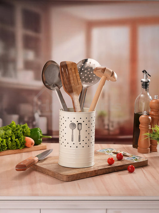 Stack Spot Cutlery Stand - White