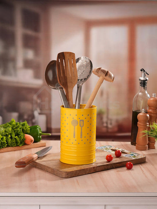 Stack Spot Cutlery Stand - Yellow