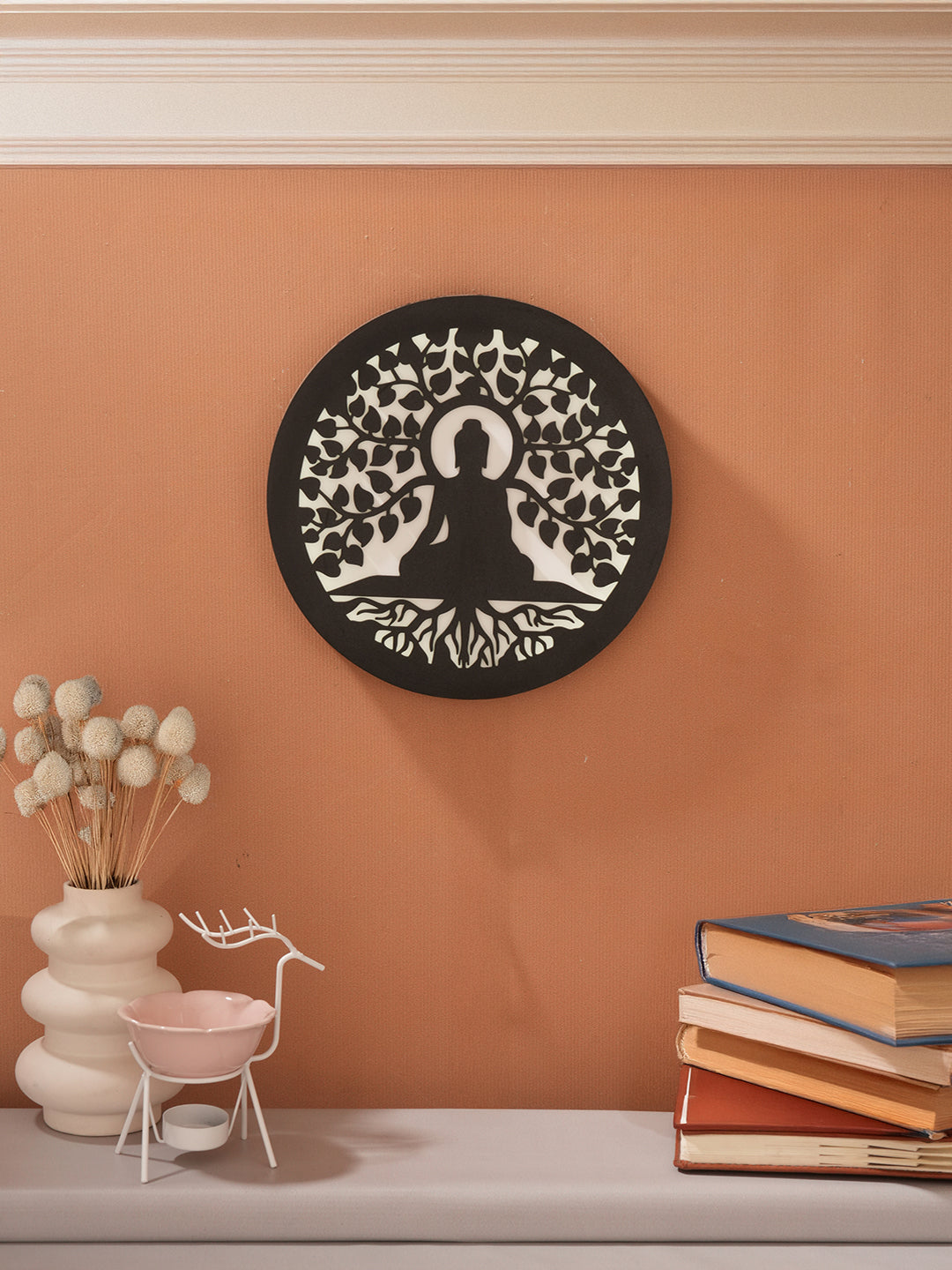 CalmVibe Buddha Glow Wall Art