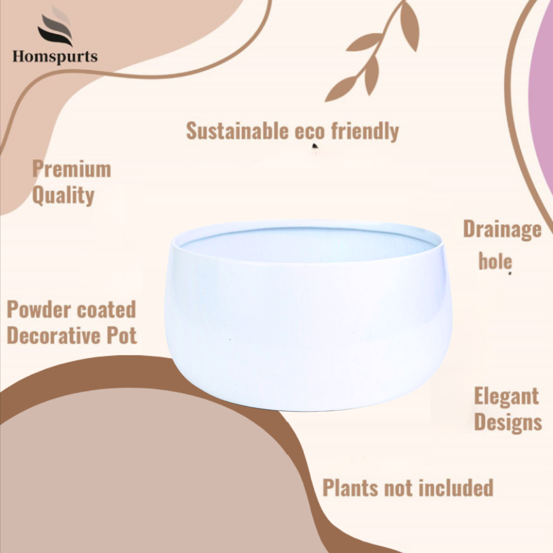 Helena Hue Planter (White) - Set Of Two