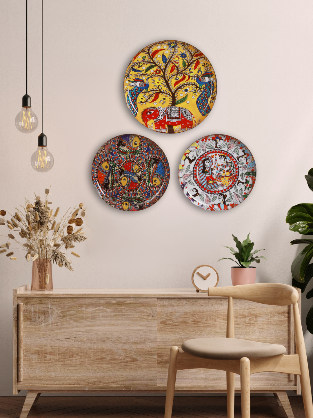 Madhubani Iron Wall Art