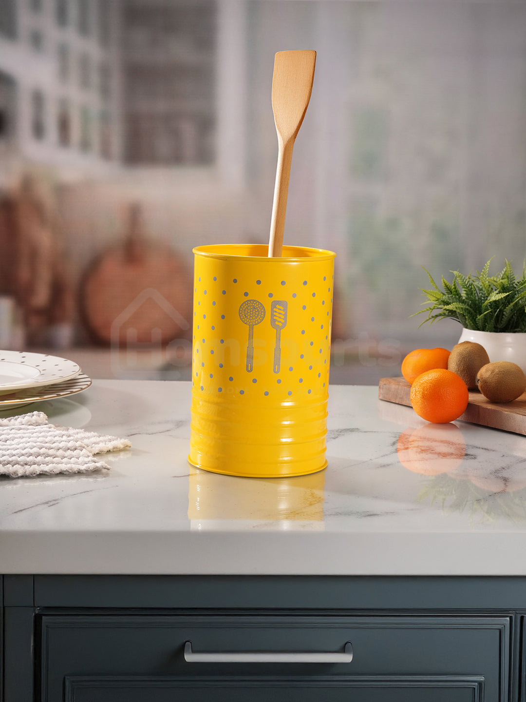 Stack Spot Cutlery Stand - Yellow