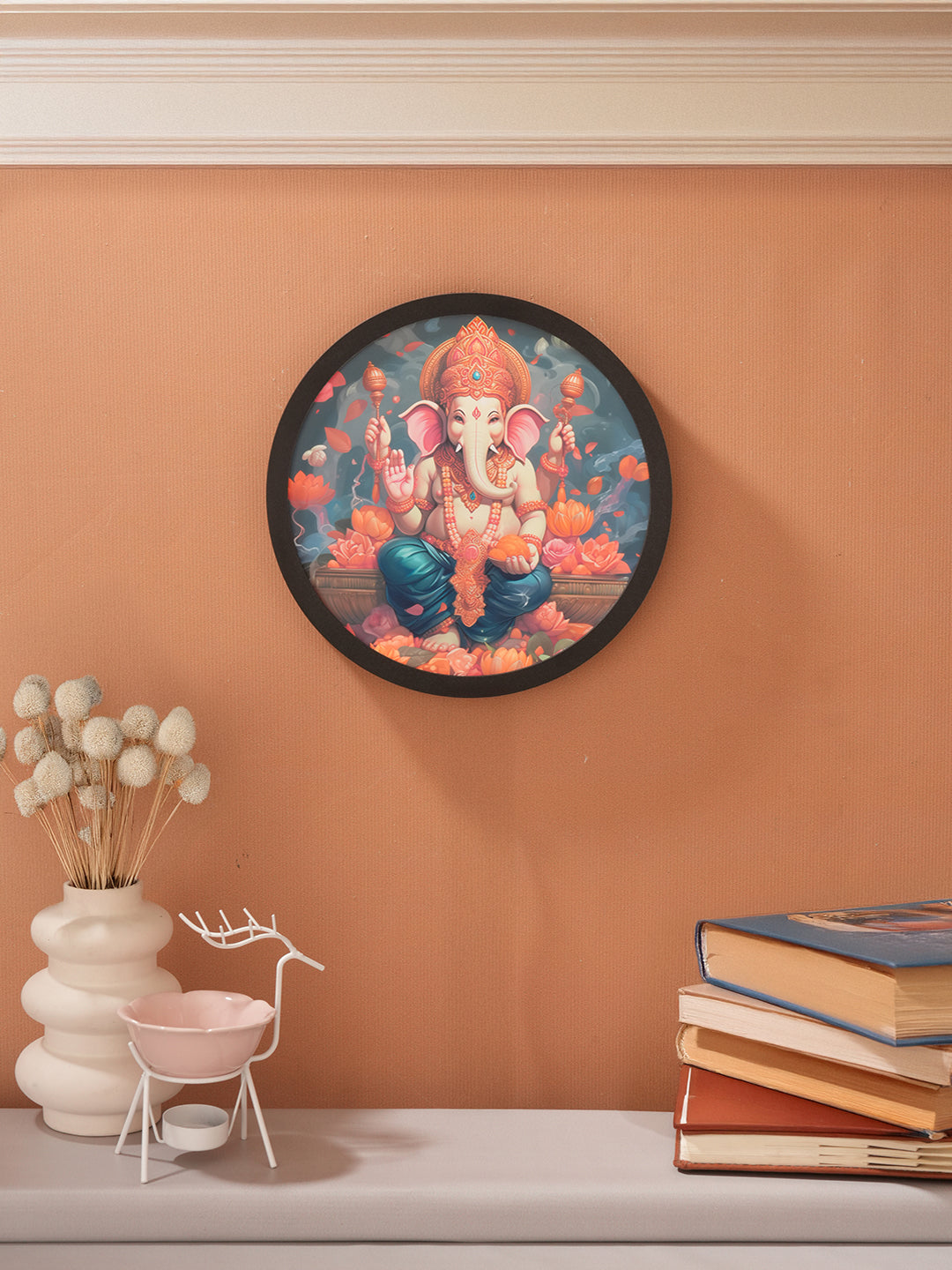 Ganpati Radiance MDF  Wall Light Décor