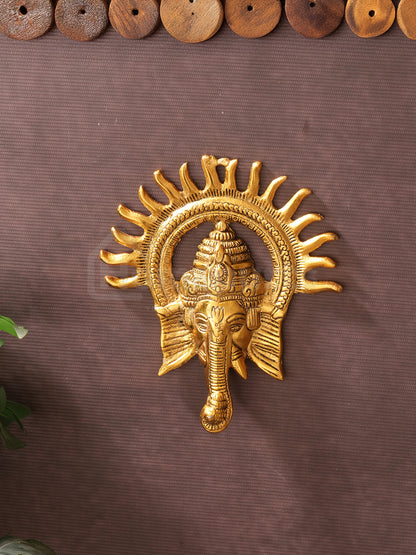 Divine Surya Chakra Ganesha Statue