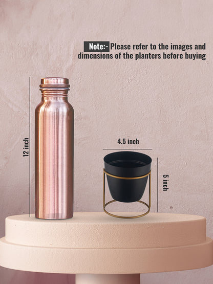 Parona Metal Planter - Set Of Two
