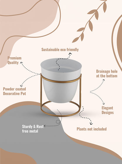 Parona Metal Planter - Set Of Two