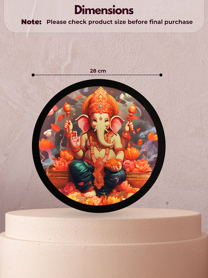 Ganpati Radiance MDF  Wall Light Décor
