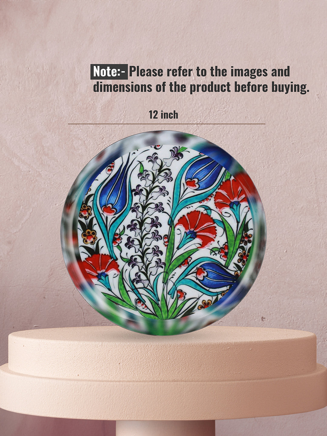 Indigo Tulip Wall Plates