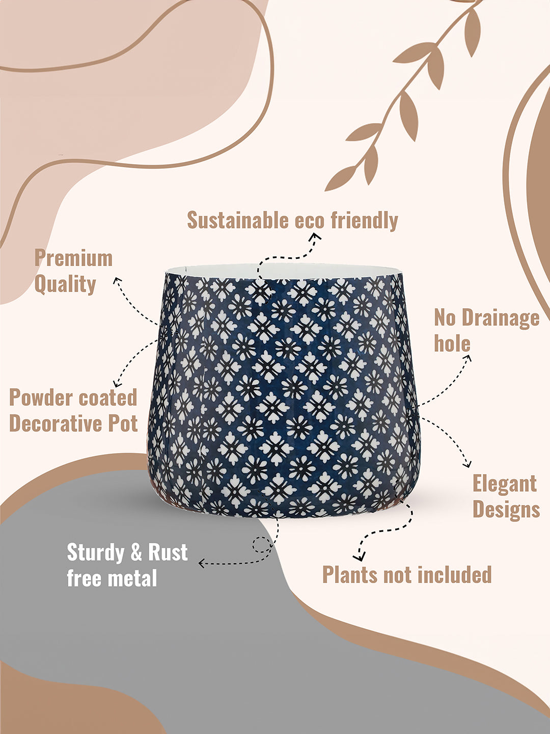 Elysian Printed Planter