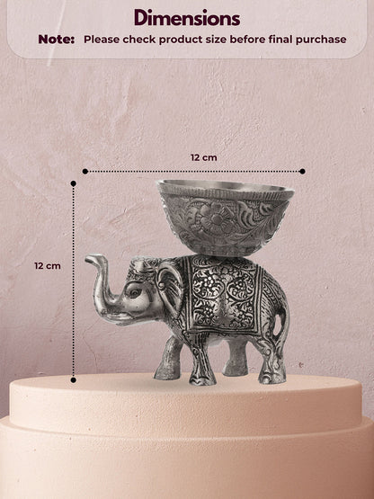 Vintage German Silver Elephant Centrepiece